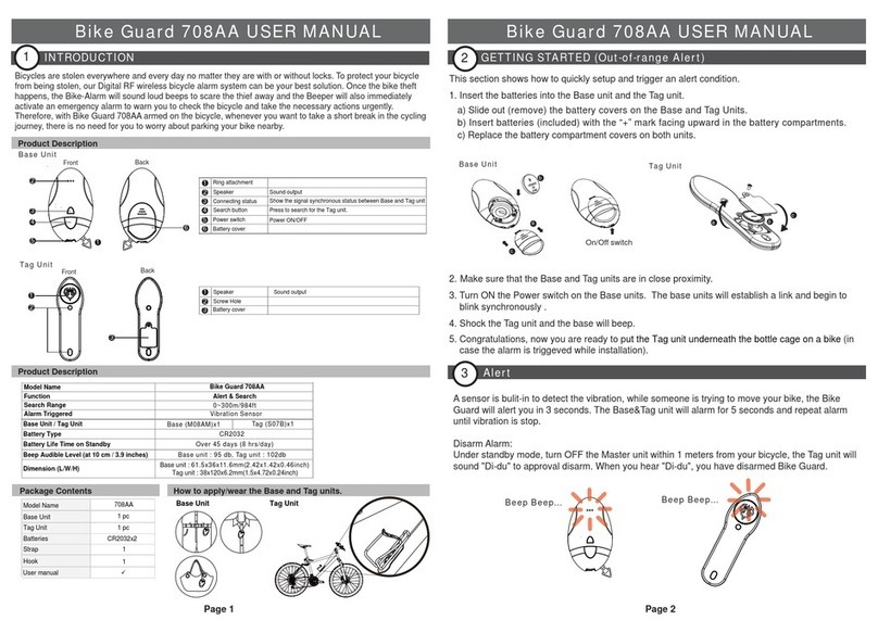 Gozens 708AA User manual