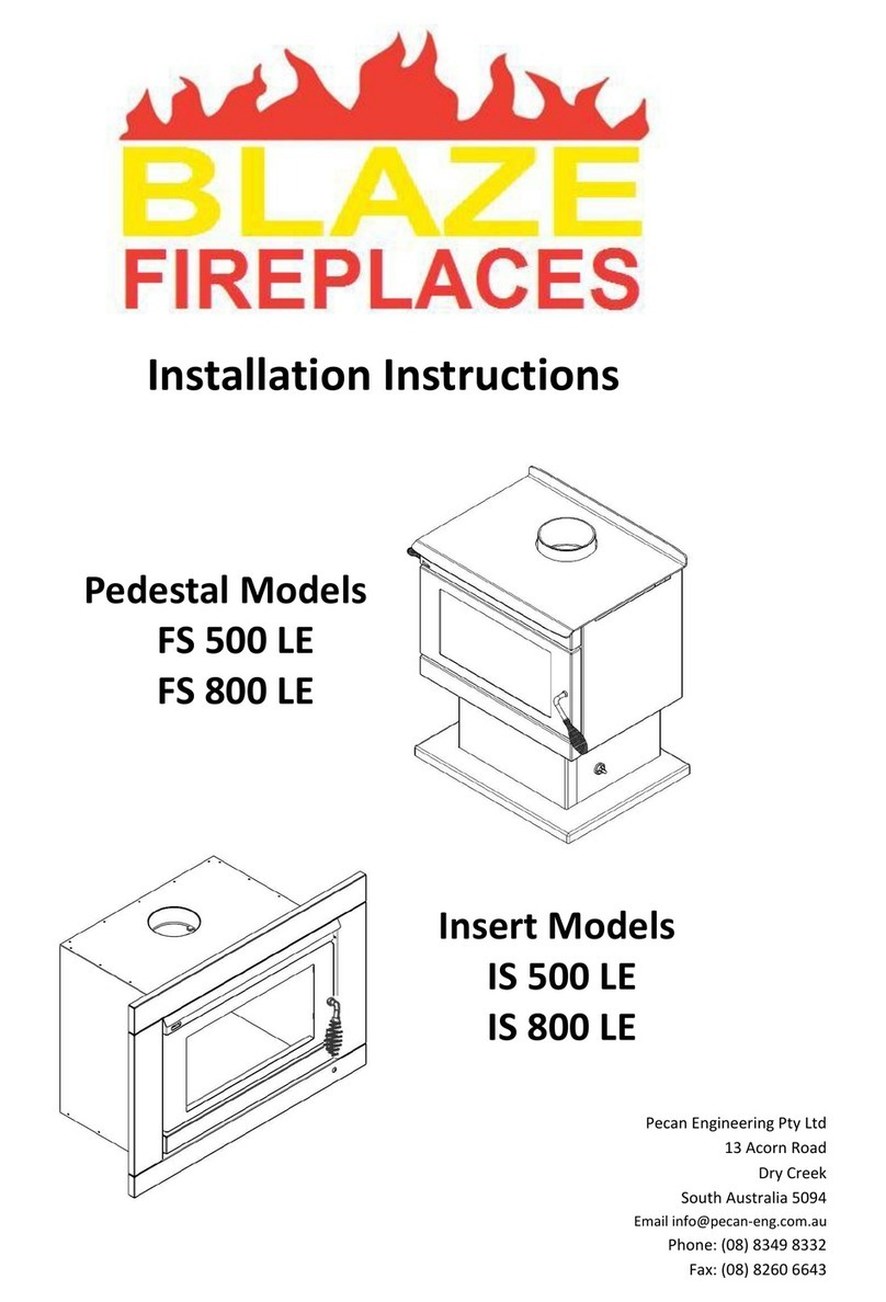 Blaze IS 500 LE installation instructions