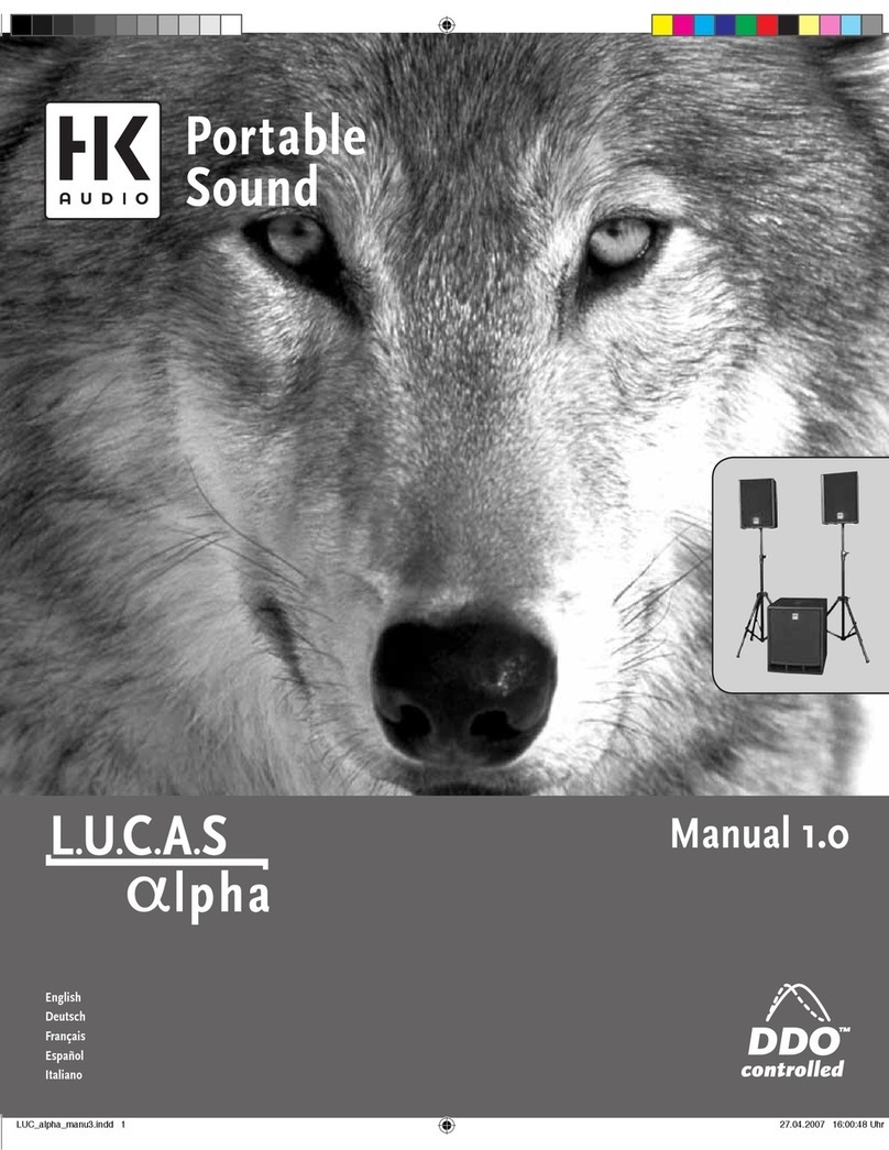 HK Audio l.u.c.a.s alpha user manual