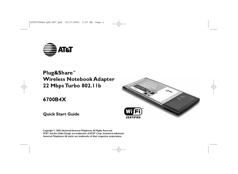 AT&T 6700B4X quick start guide