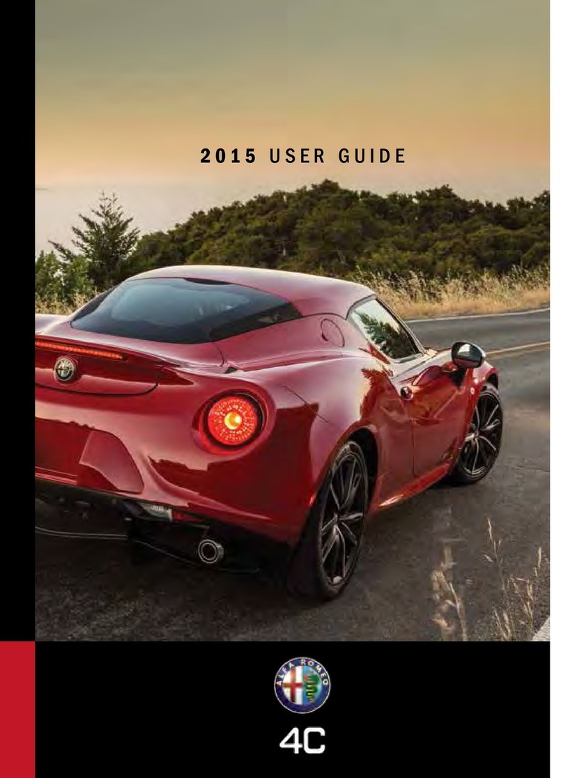 Alfa Romeo 4C Spider 2015 user guide