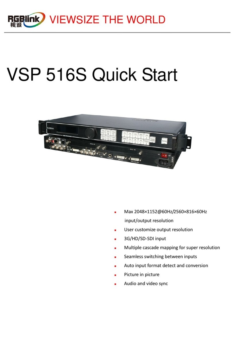 RGBlink VSP 516S quick start guide