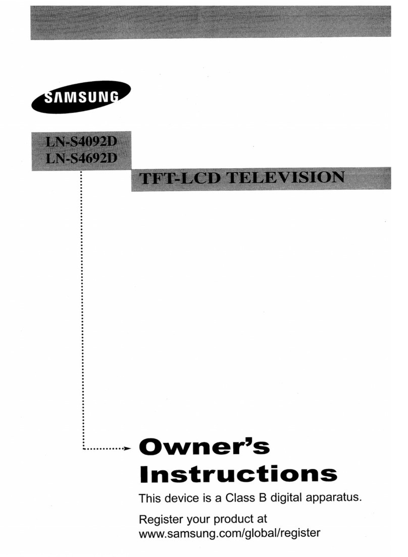 Samsung LN-S4092D User manual