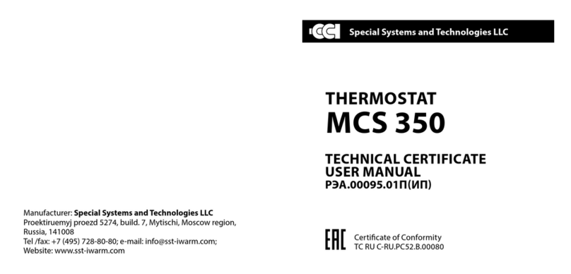 SST MCS 350 user manual