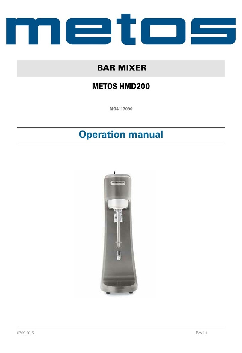 Metos HMD200 User manual