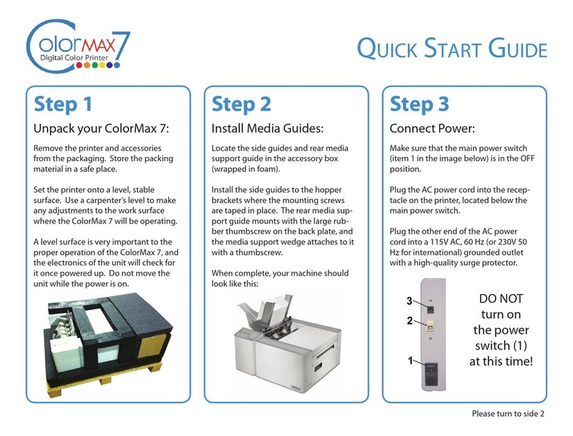 Formax ColorMax 7 User manual