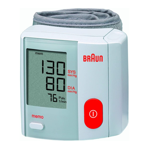Braun VitalScan Plus BP 1650 User manual
