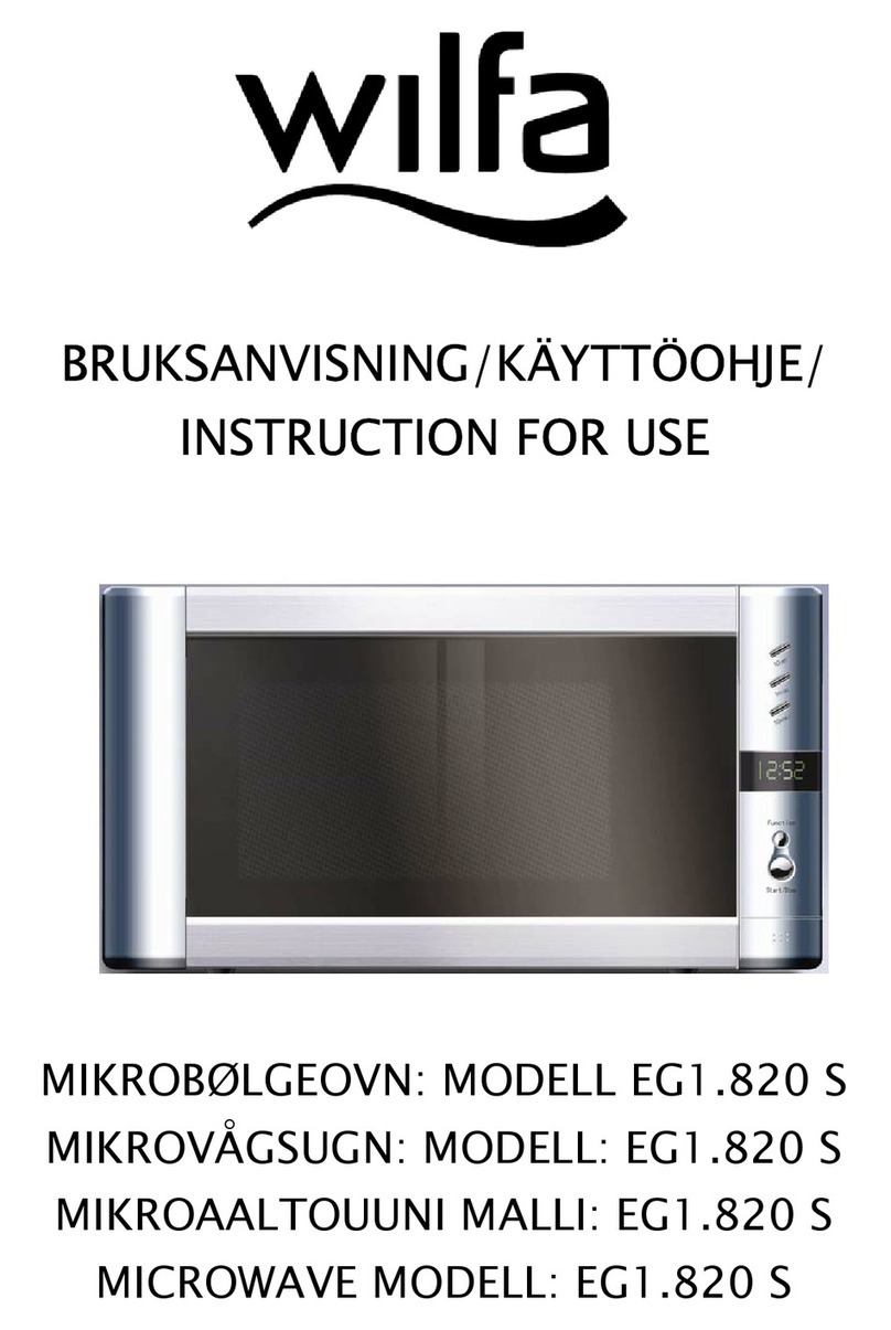 Wilfa EG1.820 S Instructions for use