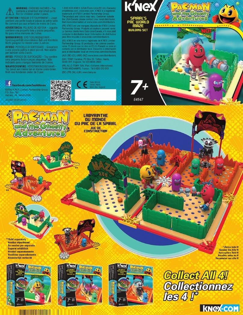 KNEX Pac-Man 64547 User manual