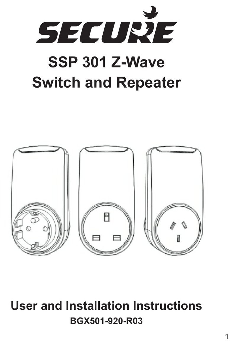 Secure SSP 301 User and installation instructions