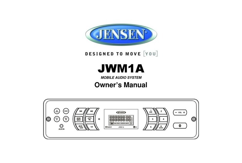 Jensen JWM1A User manual