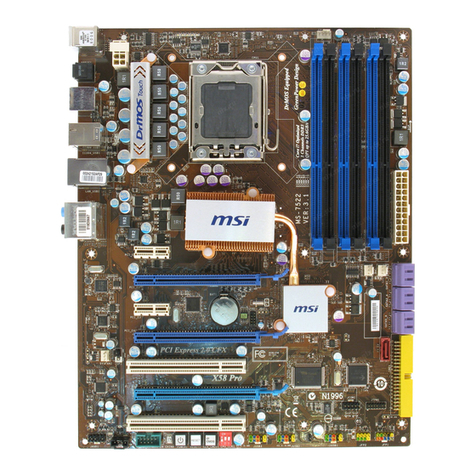 MSI X58 PRO MS-7522 User manual