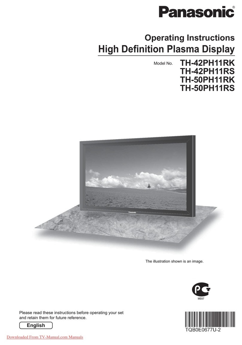 Panasonic TH-42PH11RK User manual