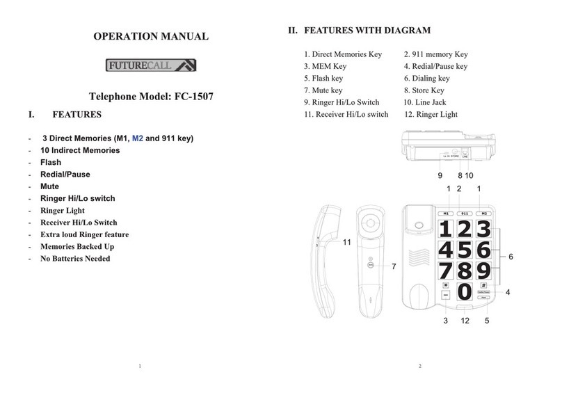 FutureCall FC-1507 Operation manual