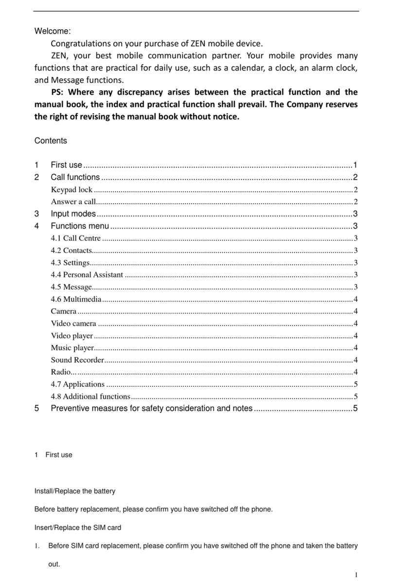 ZEN A60 User manual