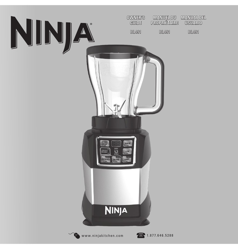 Ninja BL491 User manual