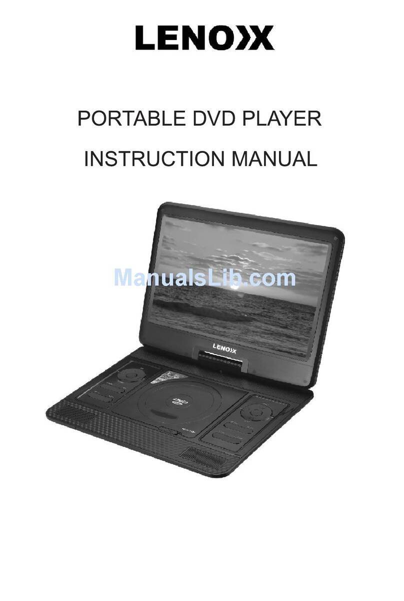 Lenoxx PDVD1300 instruction manual