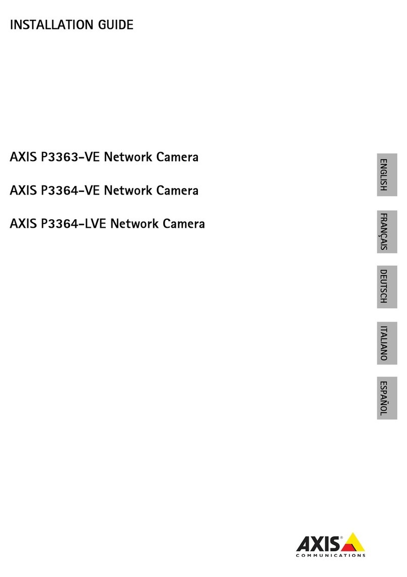 Axis P3363-VE installation guide