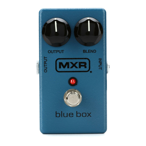mxr M103 Blue Box User manual