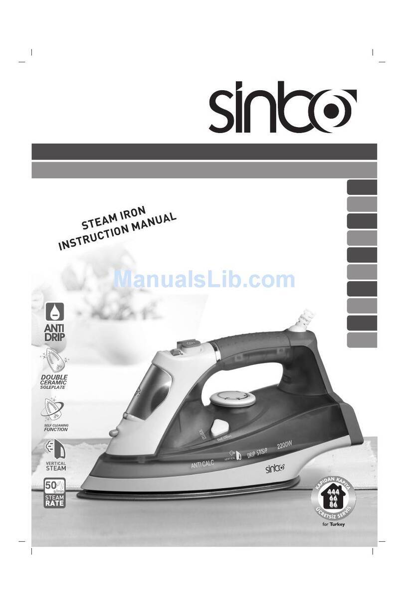 Sinbo SSI 2875 instruction manual