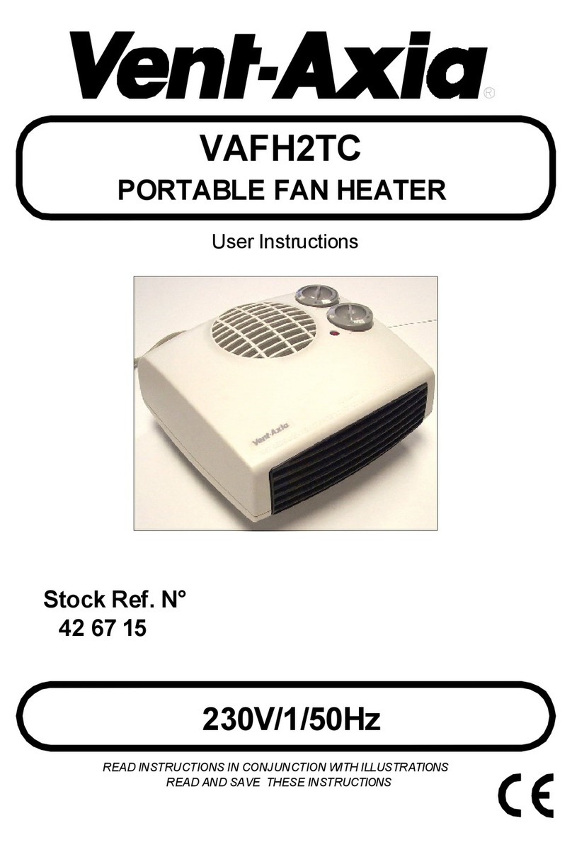 Vent-Axia VAFH2TC User instructions