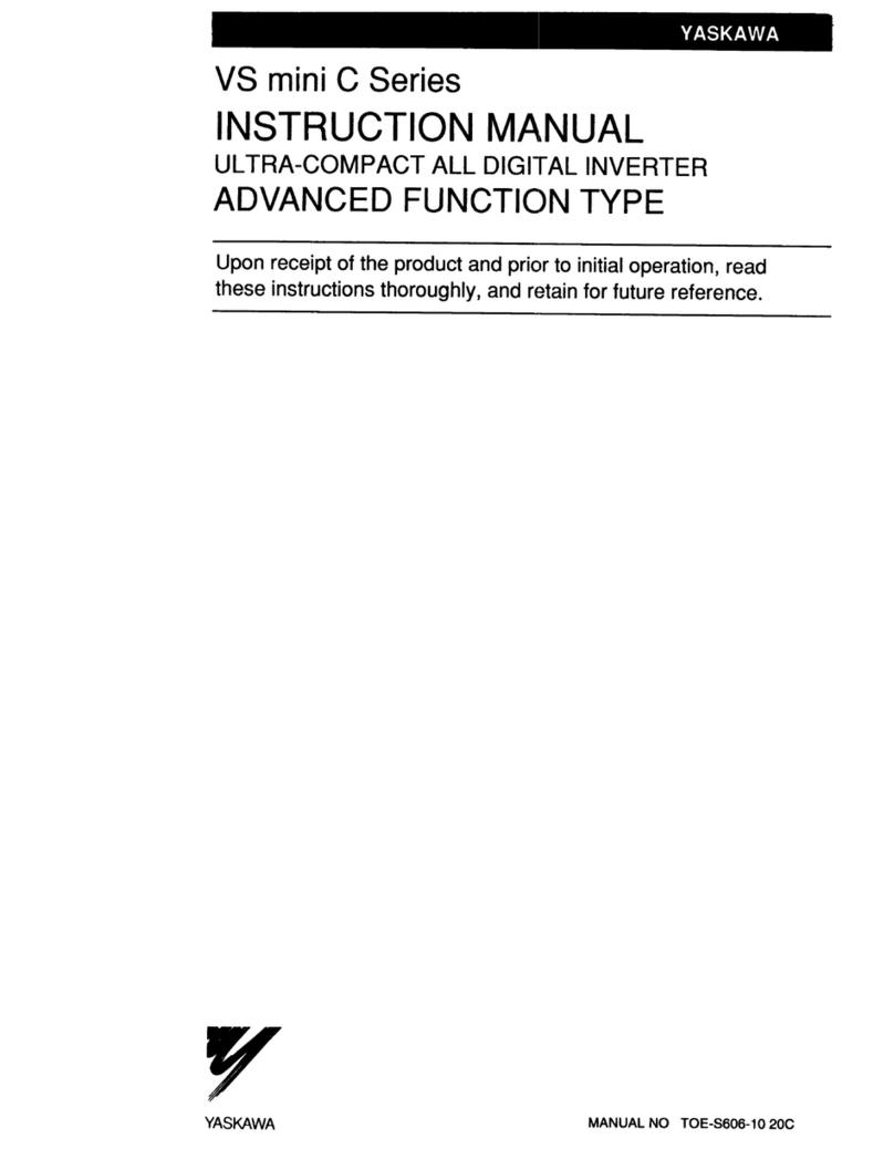 YASKAWA VS mini C Series instruction manual