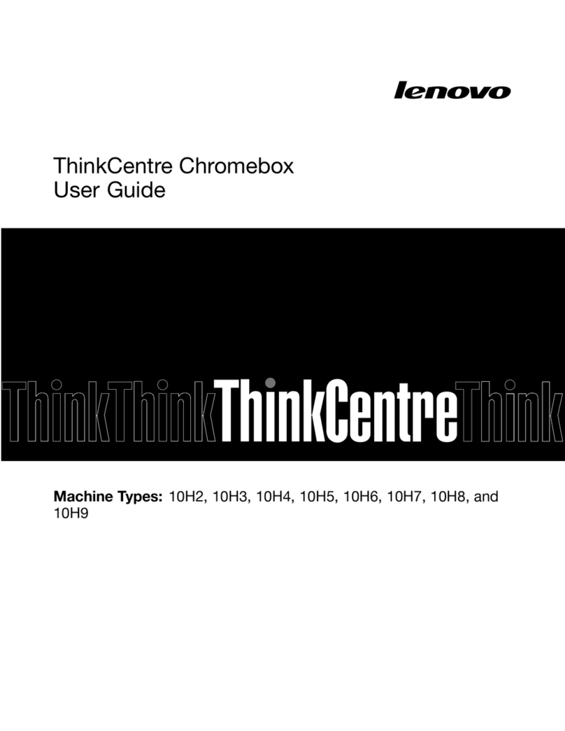 Lenovo ThinkCentre Chromebox 10H2 User manual