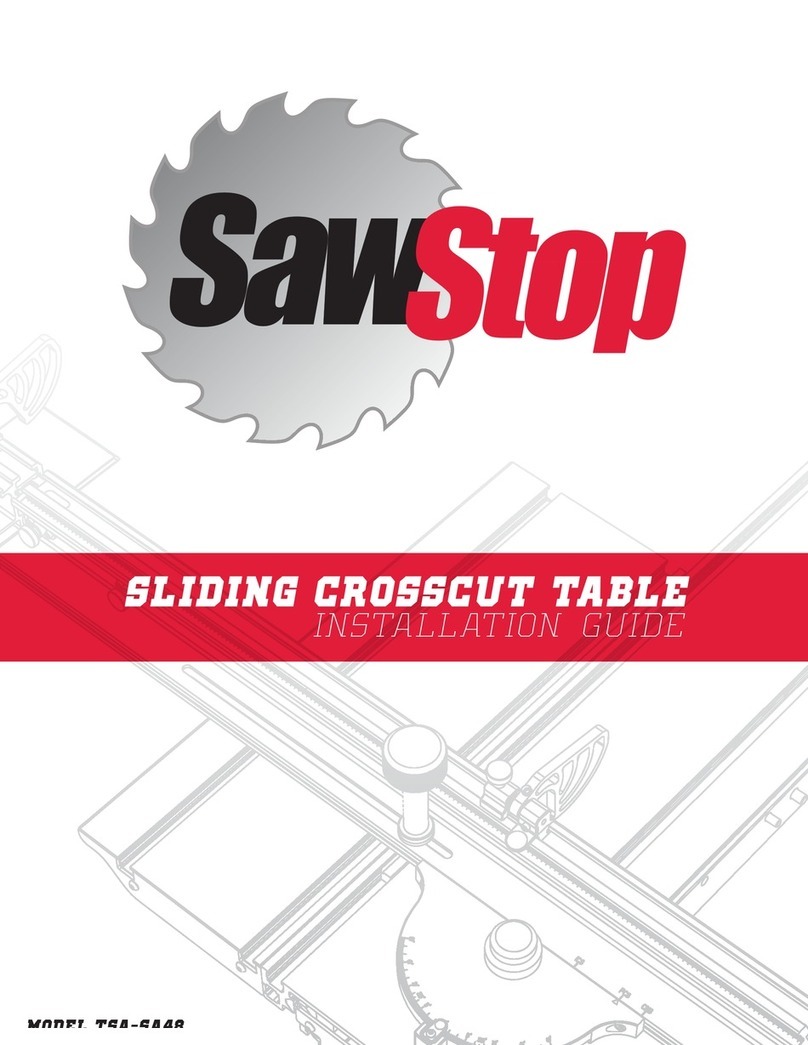 SawStop TGA-GA48 installation guide