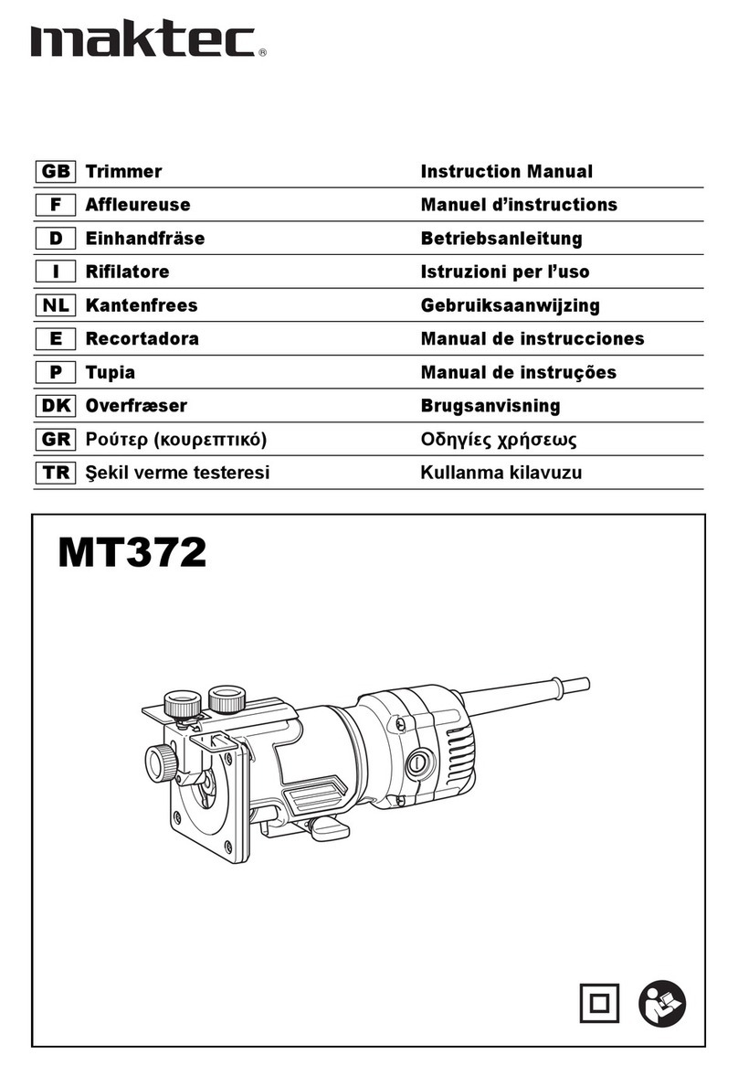 Maktec MT372 instruction manual