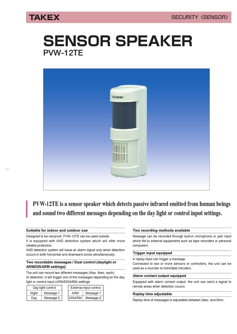 Takex PVW-12TE User manual