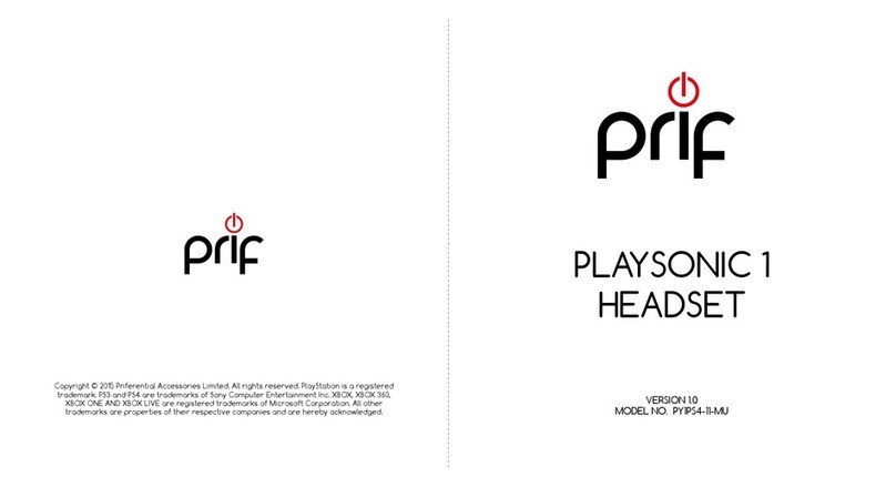 Prif PLAYSONIC 1 manual