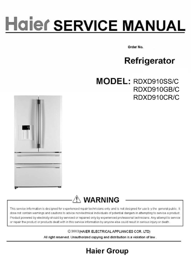 Haier RDXD910SS/C User manual