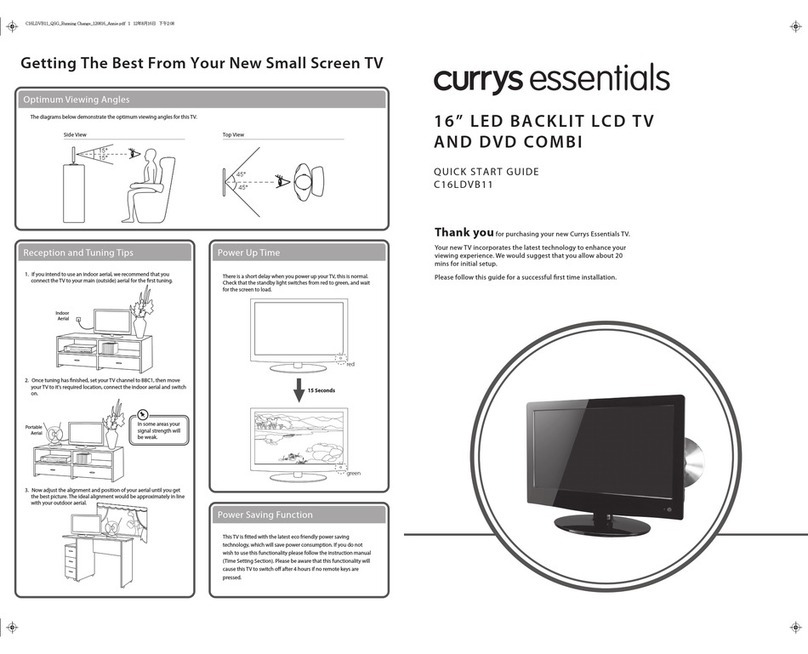 Currys Essentials C16LDVB11 quick start guide