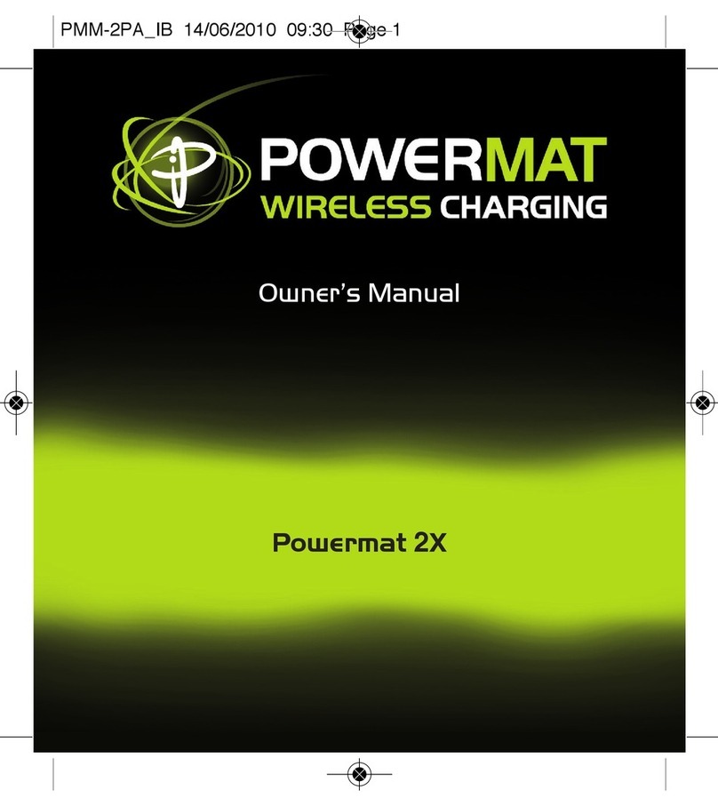 Powermat 2X owner's manual