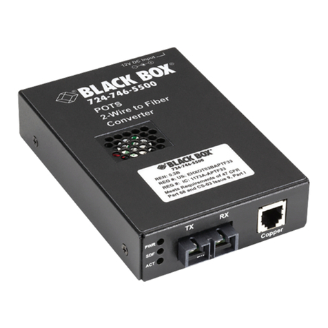 Black Box TE160A-R2 User manual