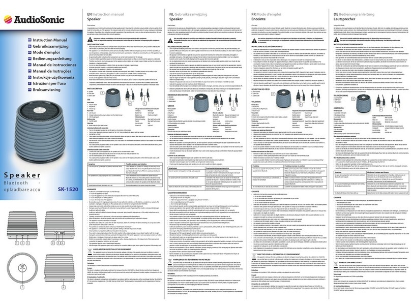 AudioSonic SK-1520 instruction manual