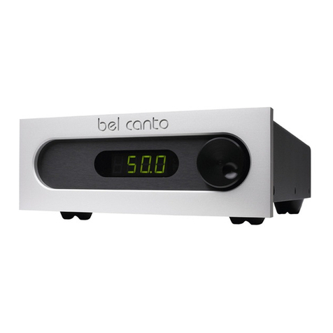 Bel Canto DAC3 User manual