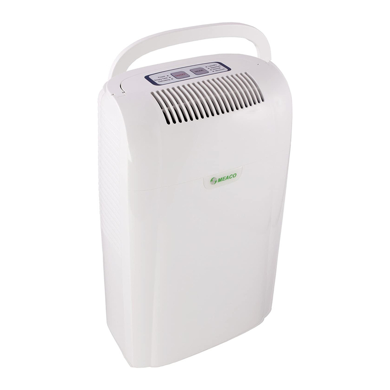 Meaco 10L small home dehumidifier User manual