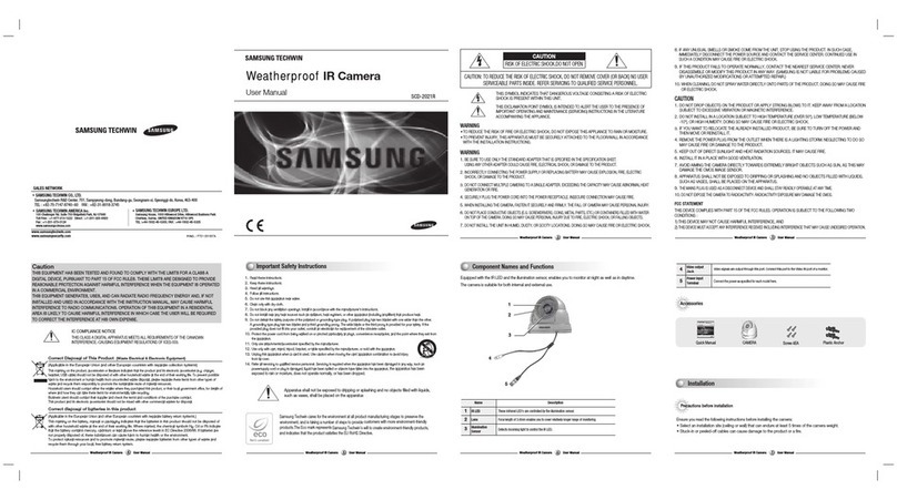 Samsung SCD-2021R User manual