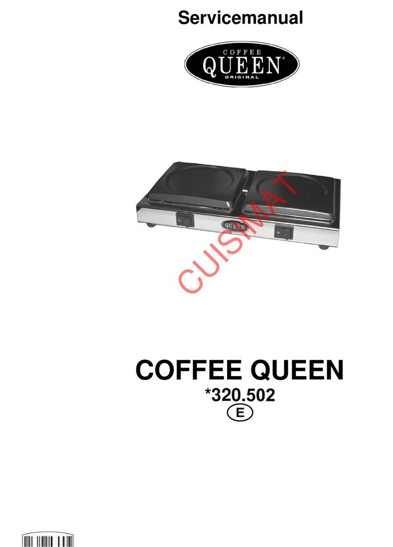 Coffee Queen series 320.502 Service manual