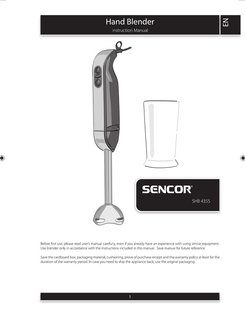 Sencor SHB 4355 User manual
