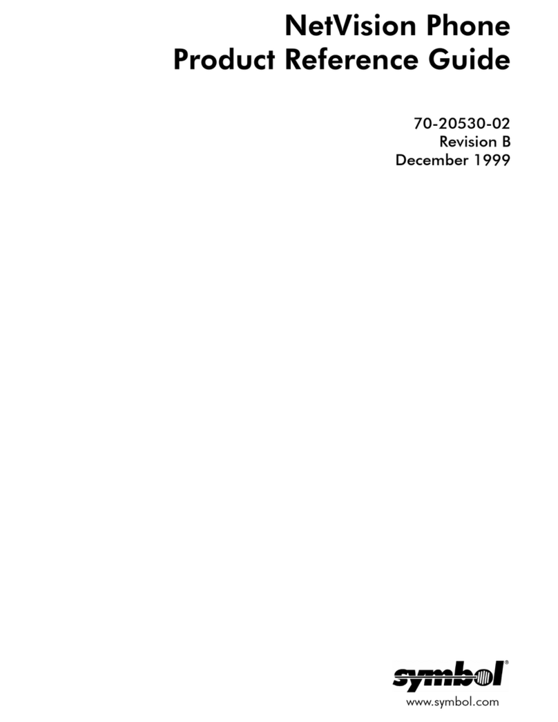 Symbol NetVision Phone Product reference guide