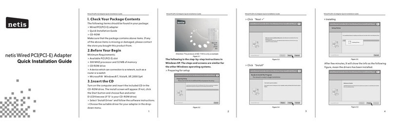 Netis AD1101 Quick installation guide