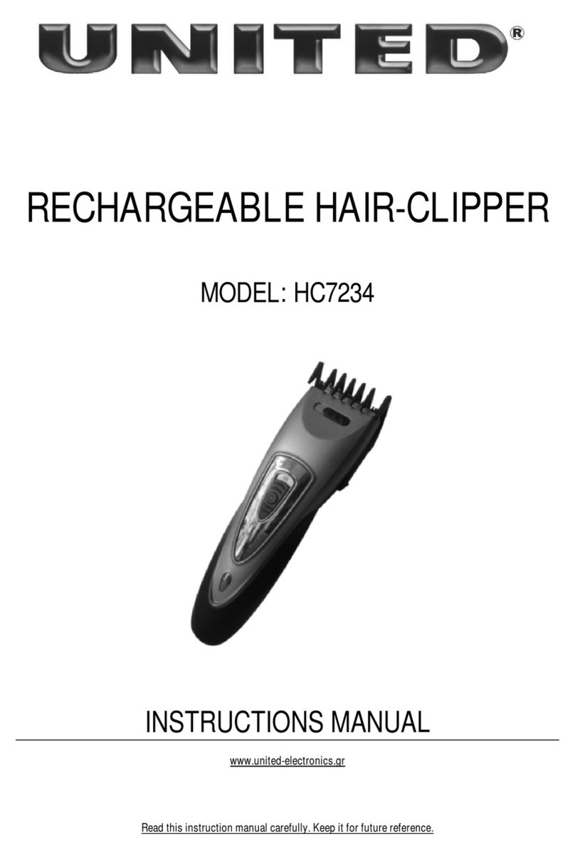 UNITED HC7234 instruction manual
