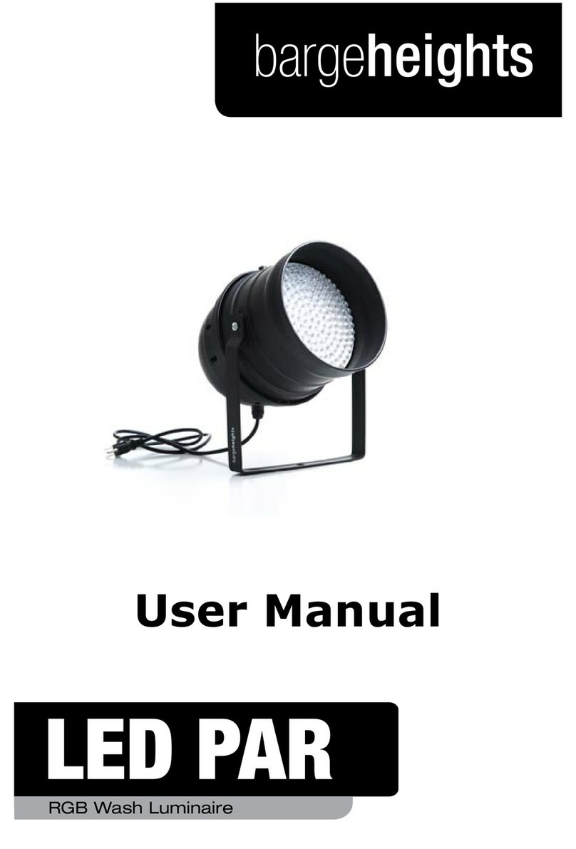 Bargeheights LED PAR user manual