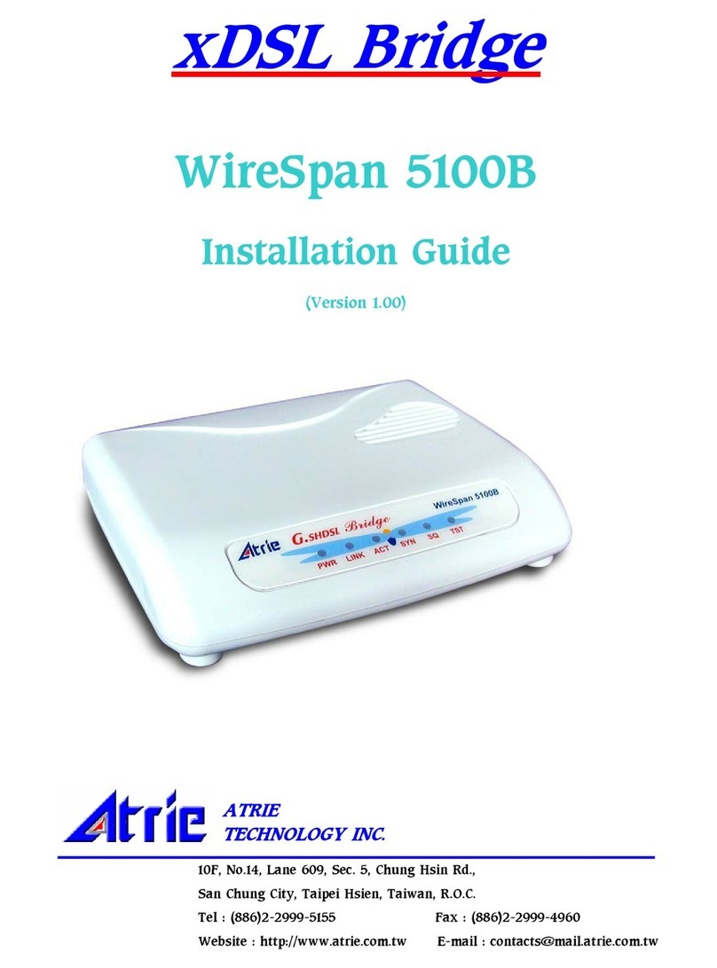 Atrie wirespan 5100b installation guide