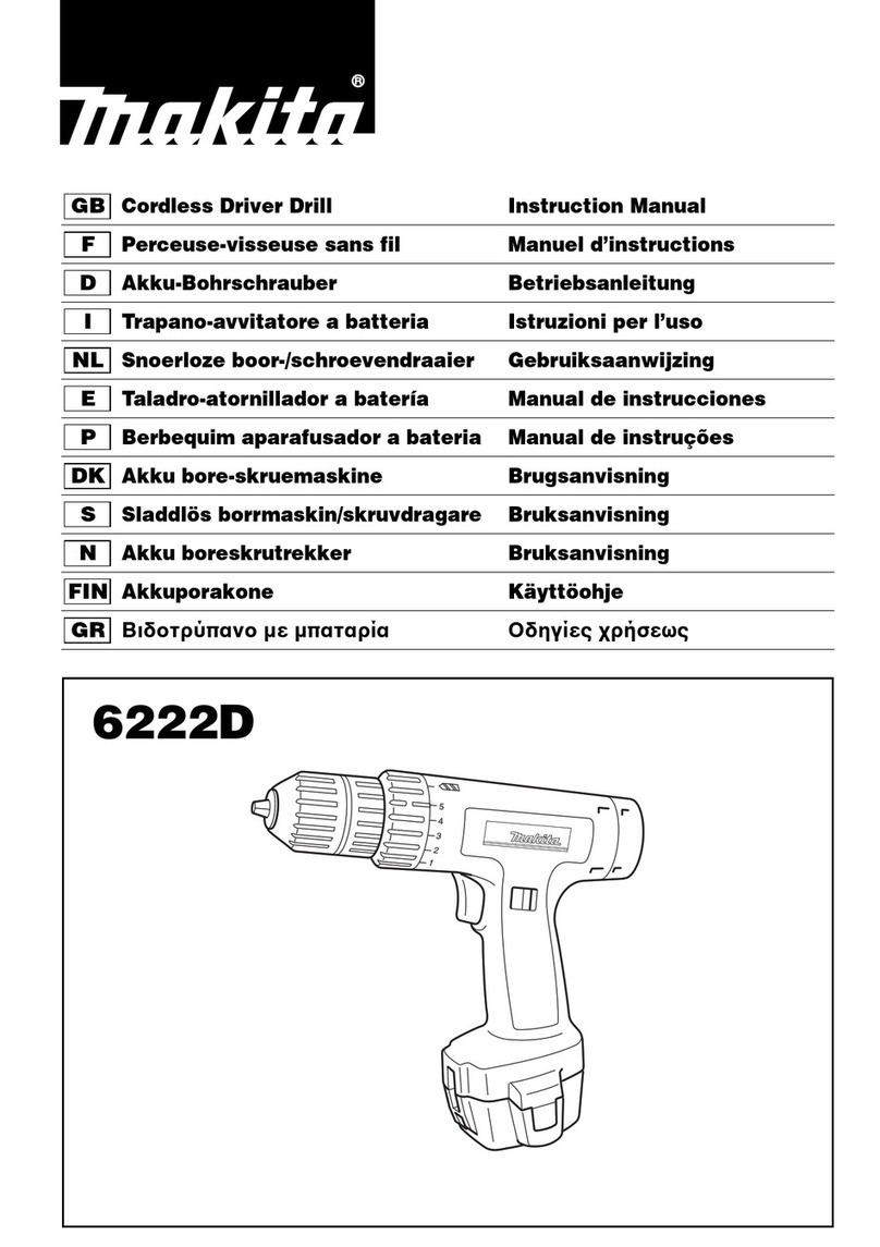 Makita 6222D instruction manual