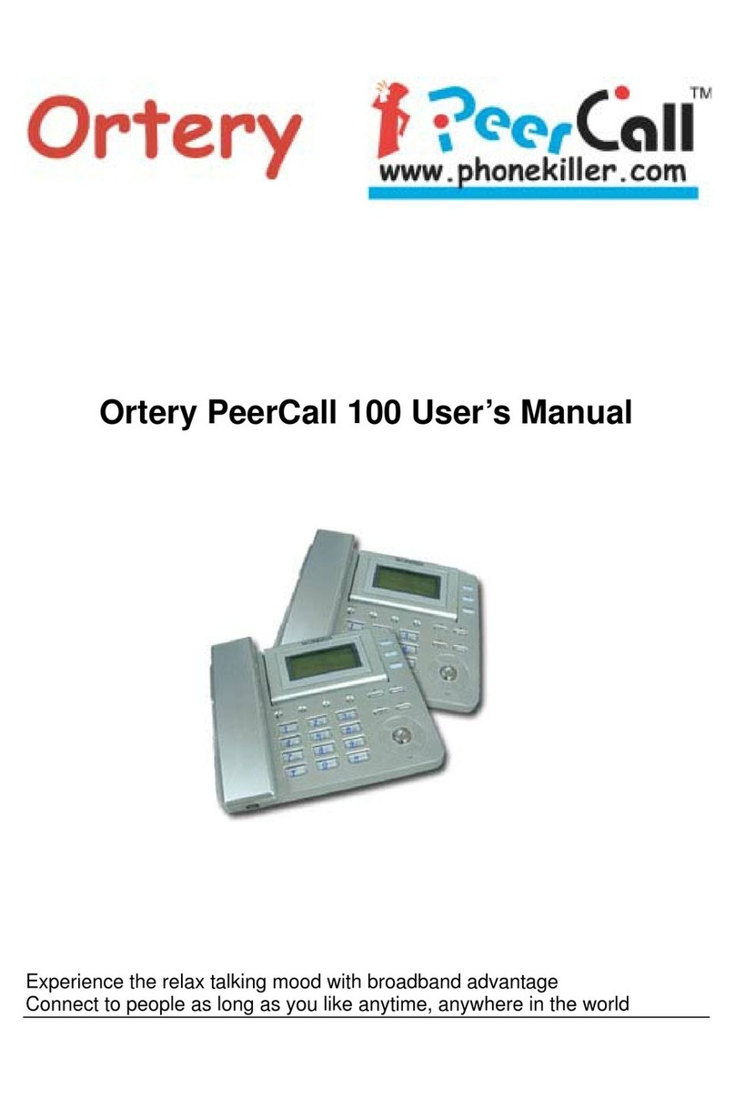 Ortery PeerCall 100 user manual