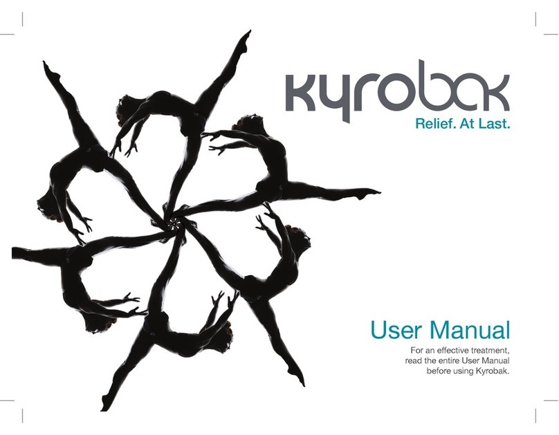 Radiancy Kyroback User manual