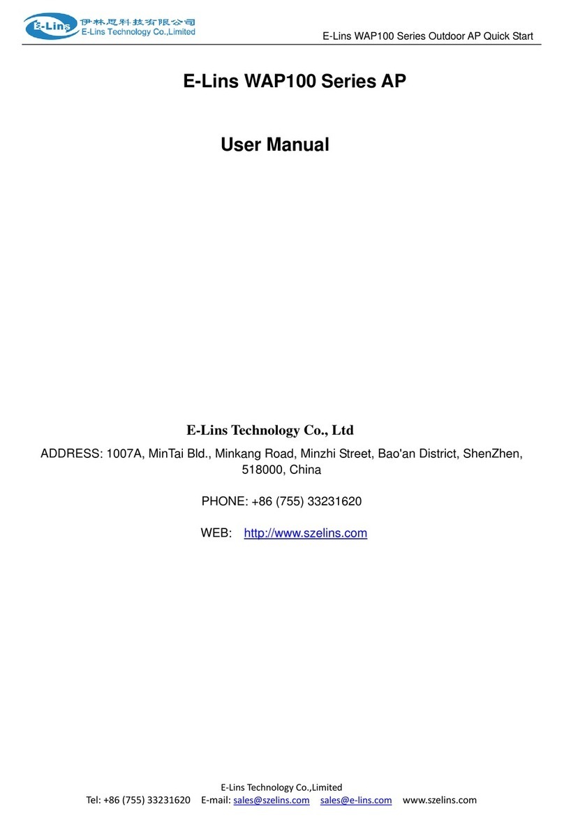 E-Lins WAP100 series user manual